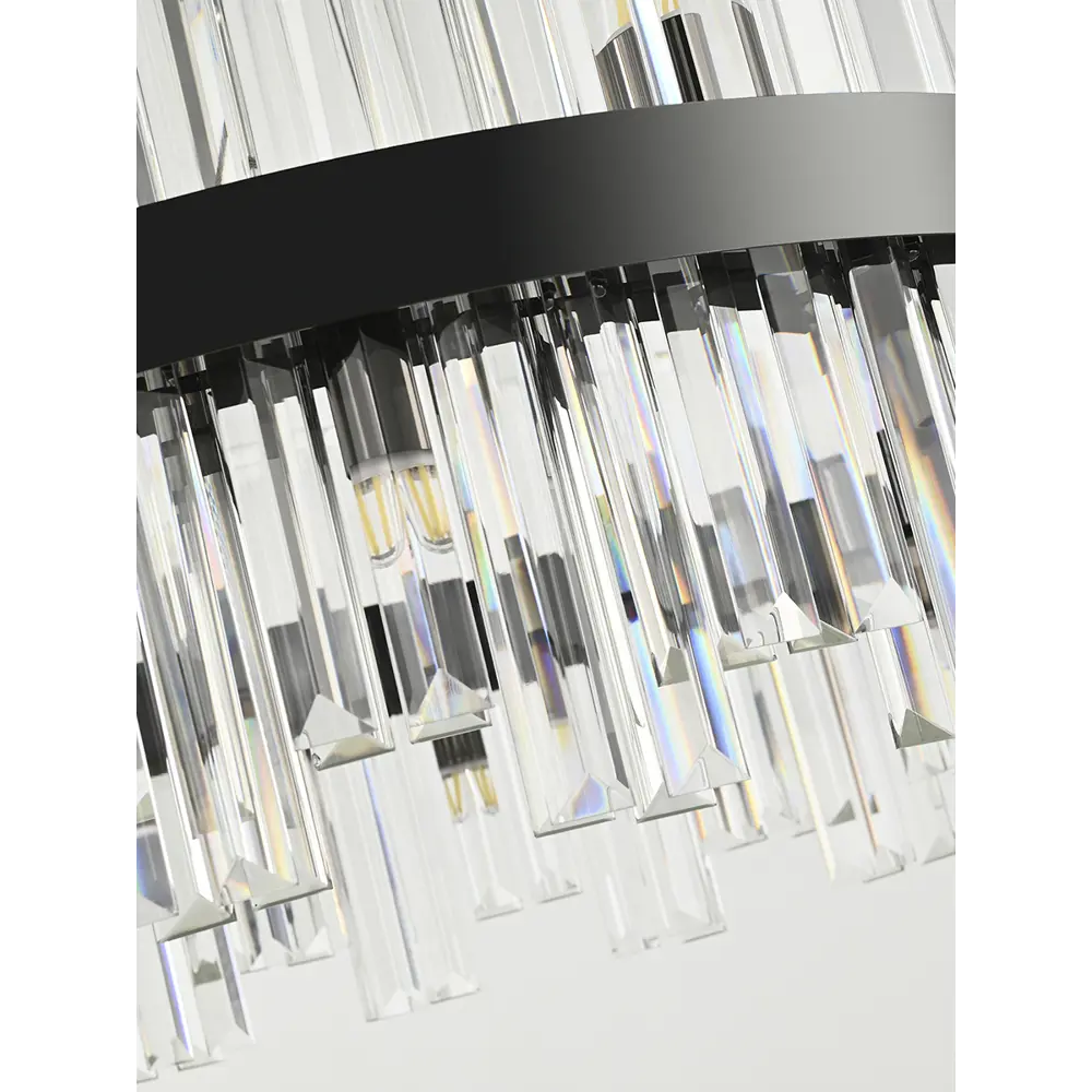 Фото 8 Люстра подвесная Arte Milano Fiamma 440110.590.16.g9.e1.bk 16 ламп 32 м² цвет черный Фото 8 Люстра подвесная Arte Milano Fiamma 440110.590.16.g9.e1.bk 16 ламп 32 м² цвет черный