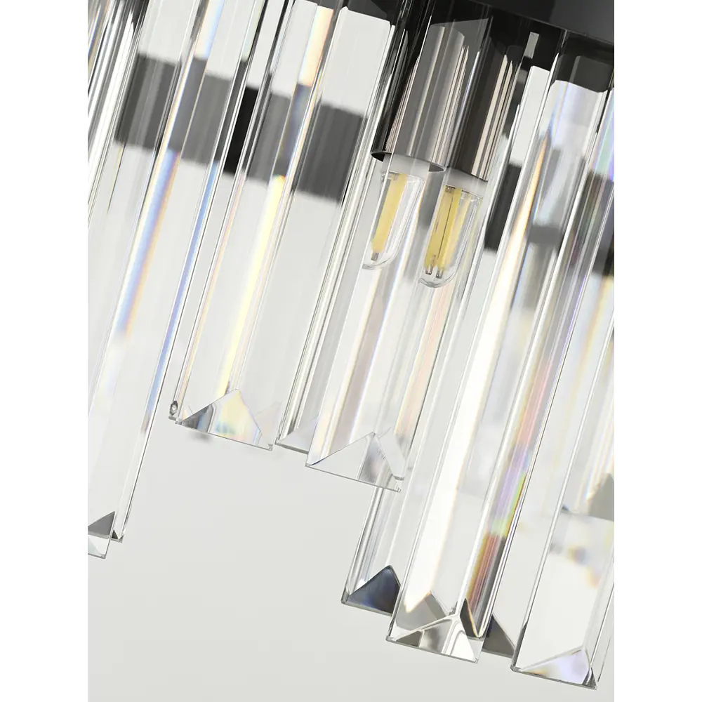 Фото 8 Люстра подвесная Arte Milano Fiamma 440110.720.20.g9.e1.bk 20 ламп 40 м² цвет черный Фото 8 Люстра подвесная Arte Milano Fiamma 440110.720.20.g9.e1.bk 20 ламп 40 м² цвет черный