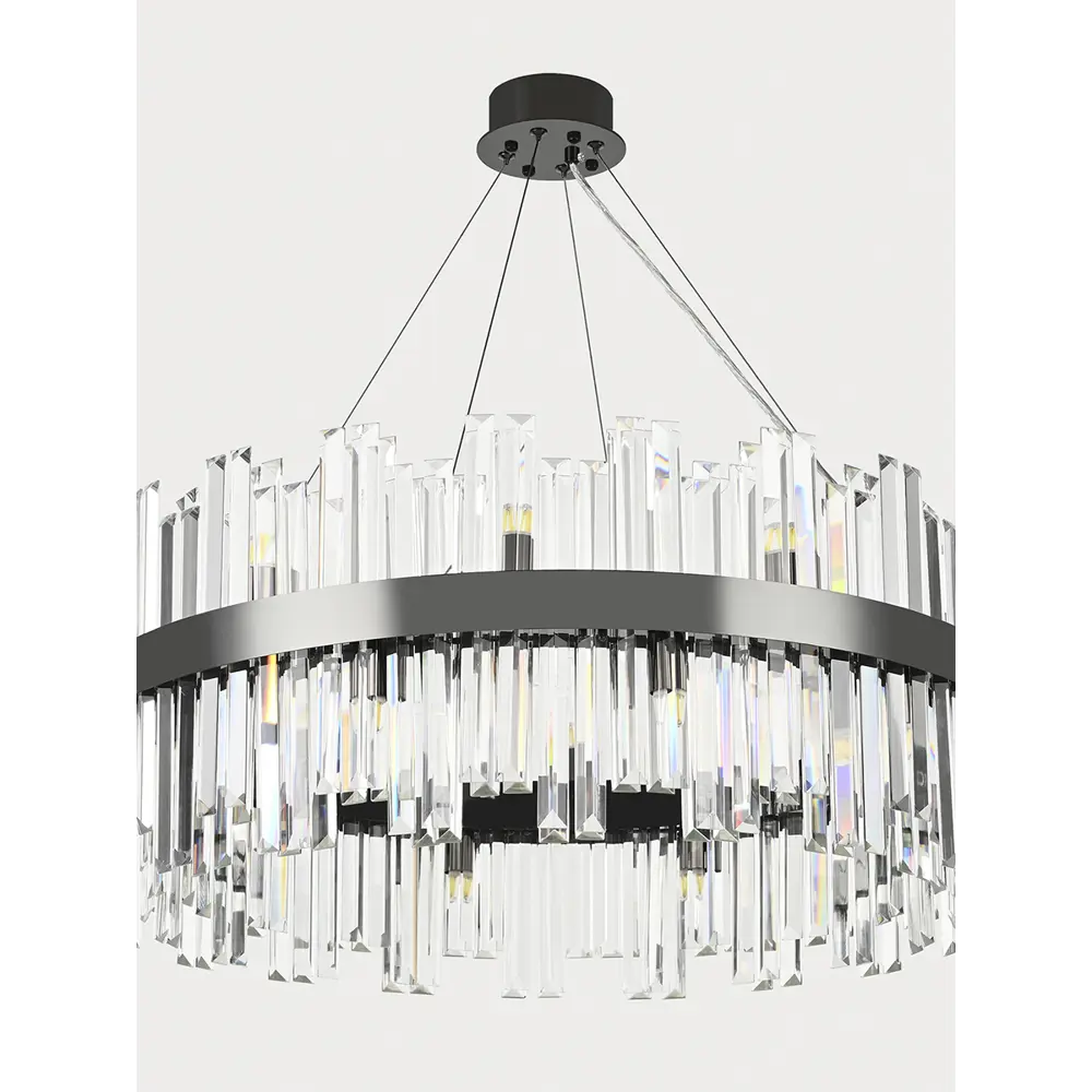 Фото 3 Люстра подвесная Arte Milano Fiamma 440110.720.20.g9.e1.bk 20 ламп 40 м² цвет черный Фото 3 Люстра подвесная Arte Milano Fiamma 440110.720.20.g9.e1.bk 20 ламп 40 м² цвет черный