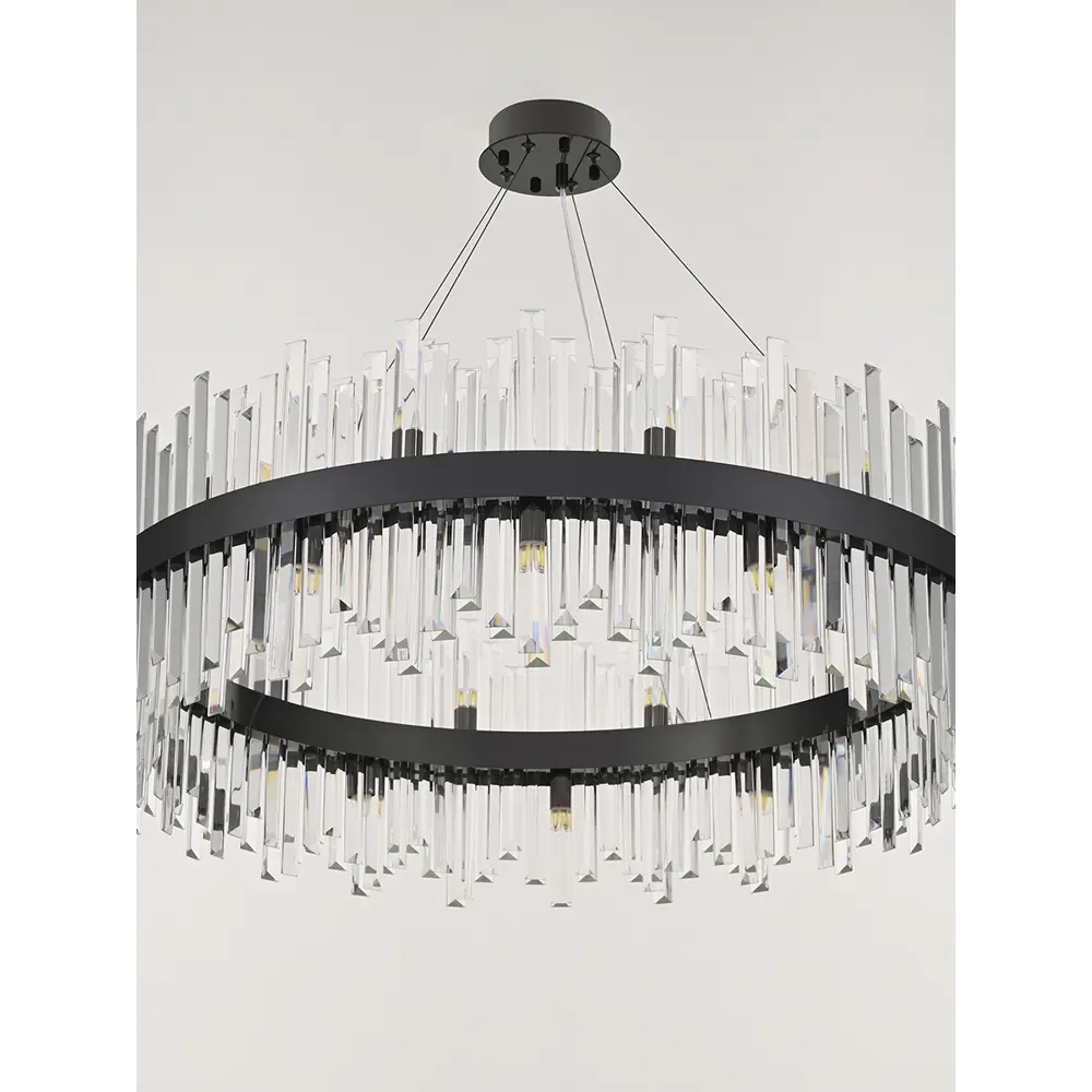 Фото 5 Люстра подвесная Arte Milano Fiamma 440110.840.24.g9.a1.bk 24 ламп 48 м² цвет черный Фото 5 Люстра подвесная Arte Milano Fiamma 440110.840.24.g9.a1.bk 24 ламп 48 м² цвет черный