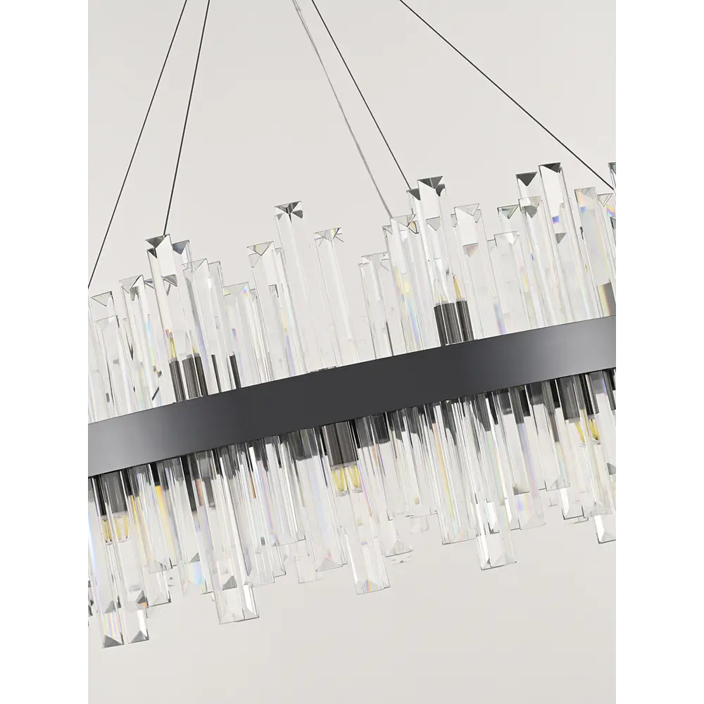 Фото 6 Люстра подвесная Arte Milano Fiamma 440110.840.24.g9.a1.bk 24 ламп 48 м² цвет черный Фото 6 Люстра подвесная Arte Milano Fiamma 440110.840.24.g9.a1.bk 24 ламп 48 м² цвет черный