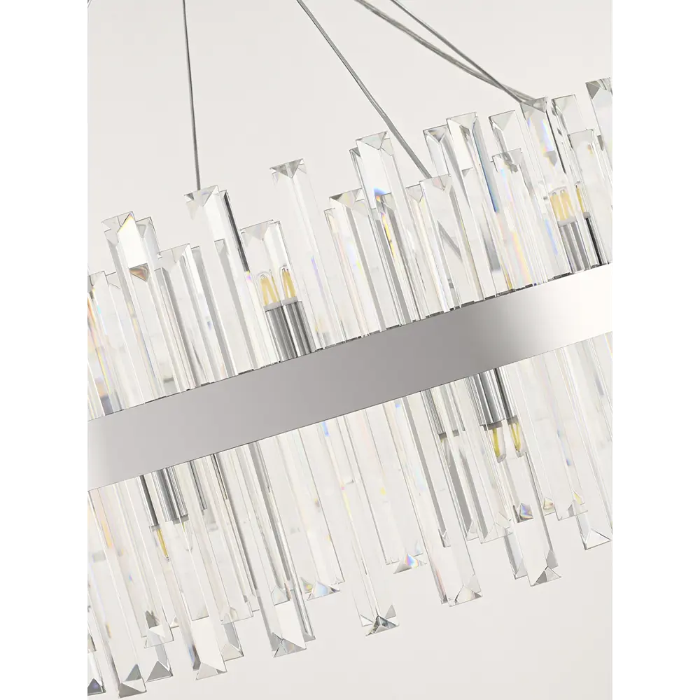 Фото 6 Люстра подвесная Arte Milano Fiamma 440110.840.24.g9.d1.cr 24 ламп 48 м² цвет хром Фото 6 Люстра подвесная Arte Milano Fiamma 440110.840.24.g9.d1.cr 24 ламп 48 м² цвет хром