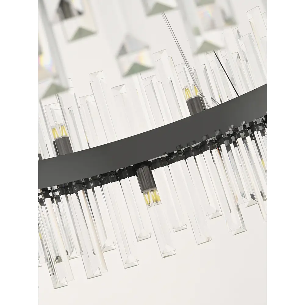 Фото 9 Люстра подвесная Arte Milano Fiamma 440110.840.24.g9.d1.bk 24 ламп 48 м² цвет черный Фото 9 Люстра подвесная Arte Milano Fiamma 440110.840.24.g9.d1.bk 24 ламп 48 м² цвет черный