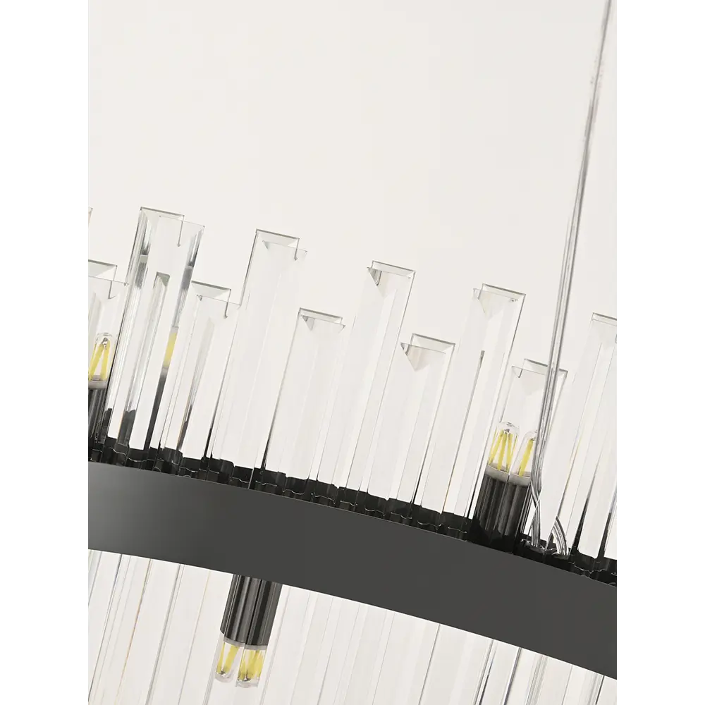 Фото 11 Люстра подвесная Arte Milano Fiamma 440110.840.24.g9.d1.bk 24 ламп 48 м² цвет черный Фото 11 Люстра подвесная Arte Milano Fiamma 440110.840.24.g9.d1.bk 24 ламп 48 м² цвет черный