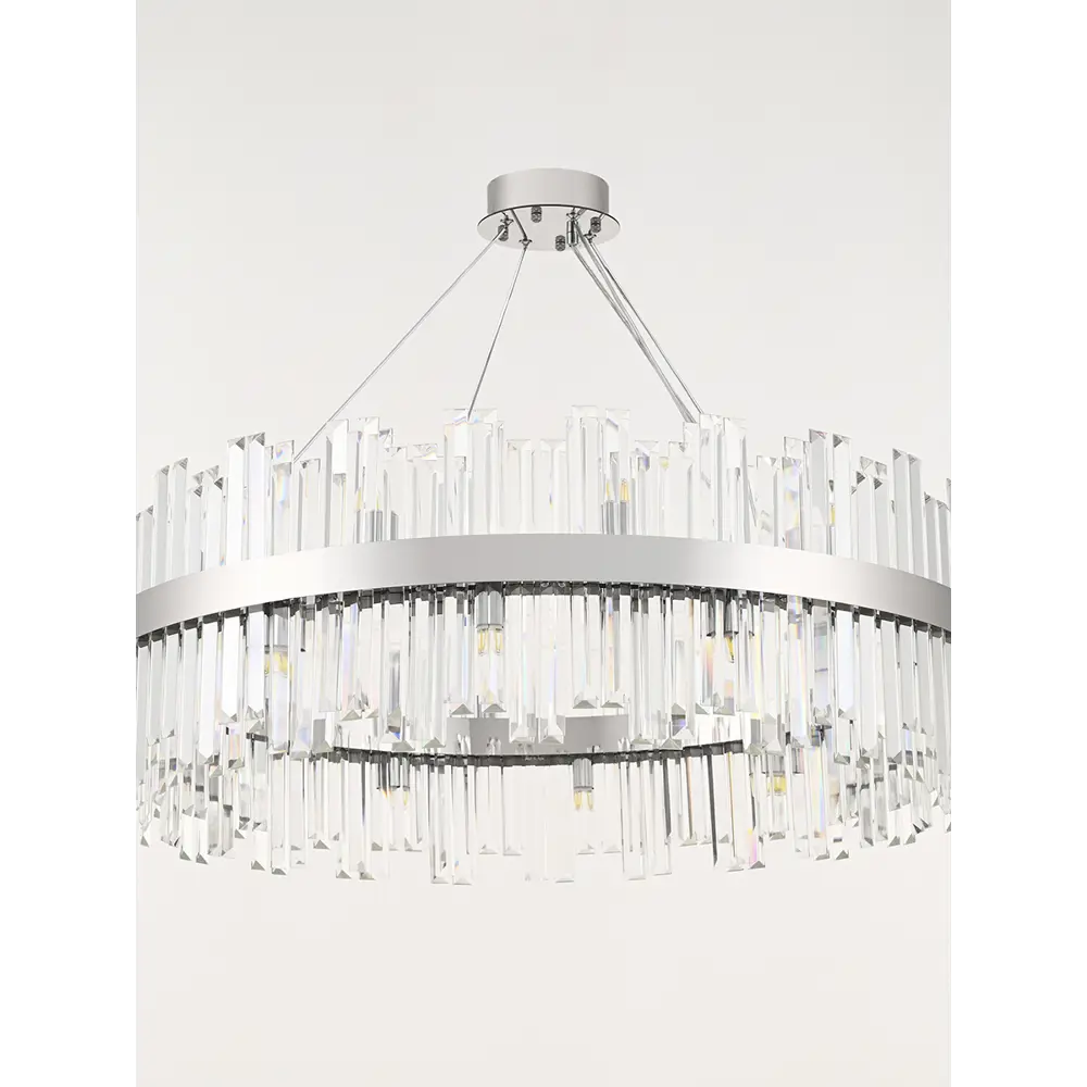 Фото 3 Люстра подвесная Arte Milano Fiamma 440110.840.24.g9.e1.cr 24 ламп 48 м² цвет хром Фото 3 Люстра подвесная Arte Milano Fiamma 440110.840.24.g9.e1.cr 24 ламп 48 м² цвет хром