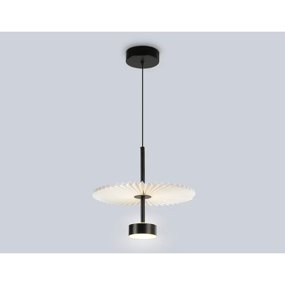 Фото 2 Светильник подвесной светодиодная Ambrella light High light Lh72601* 4 м² желтый свет цвет белый/черный Фото 2 Светильник подвесной светодиодная Ambrella light High light Lh72601* 4 м² желтый свет цвет белый/черный