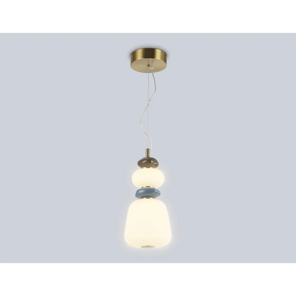 Фото 3 Светильник подвесной светодиодная Ambrella light High light Lh53162* 8 м² желтый свет цвет белый/бронза Фото 3 Светильник подвесной светодиодная Ambrella light High light Lh53162* 8 м² желтый свет цвет белый/бронза