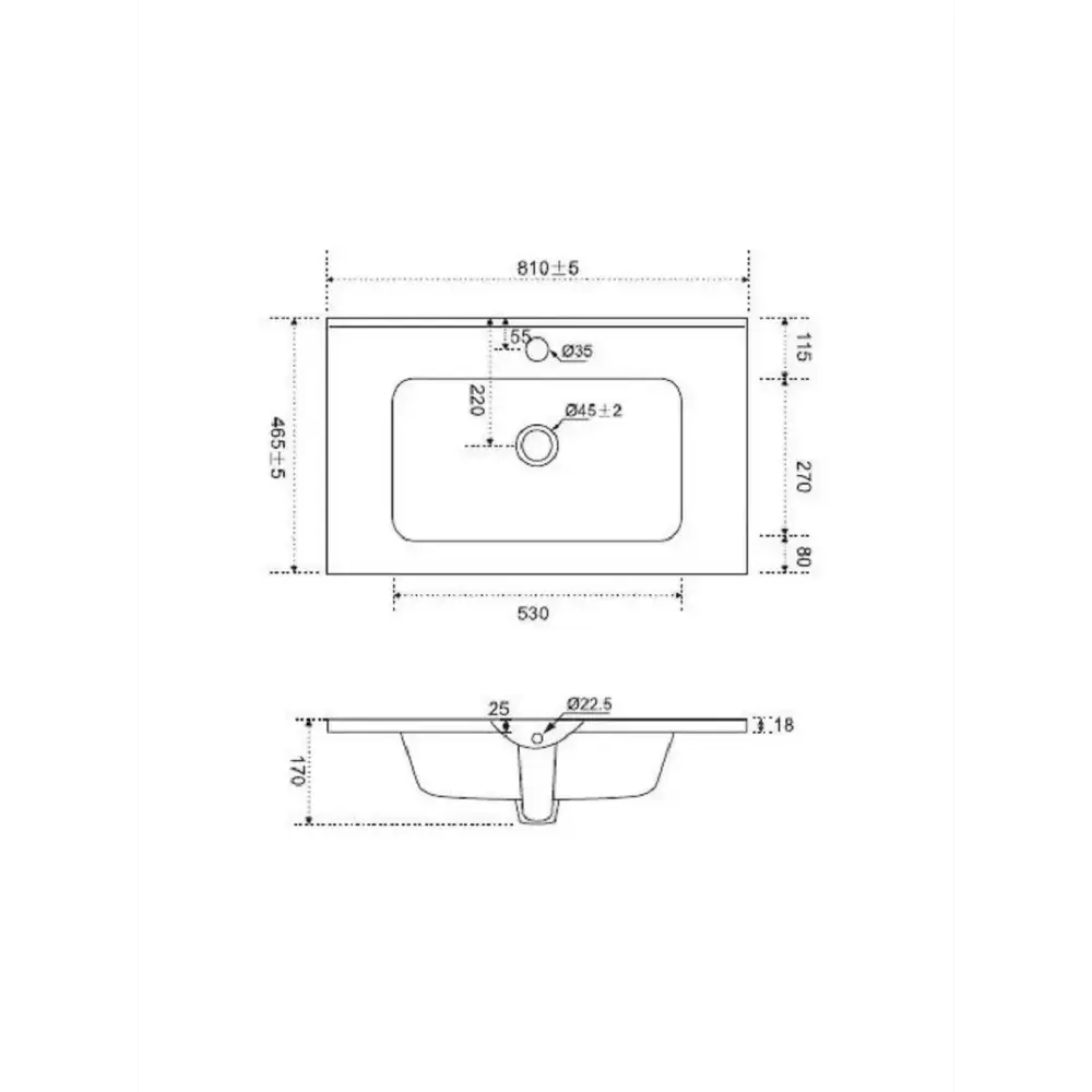 Фото 11 Тумба с раковиной подвесная Am.pm M7B-FUX0802OF-WCC0802WG 81см цвет дерево