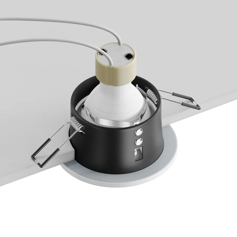 Фото 6 Комплект точечных светильников встраиваемых Hesby lighting Nova Hsbl_0135_kra_05 под отверстие 75 мм GU10 цвет белый 5 шт Фото 6 Комплект точечных светильников встраиваемых Hesby lighting Nova Hsbl_0135_kra_05 под отверстие 75 мм GU10 цвет белый 5 шт