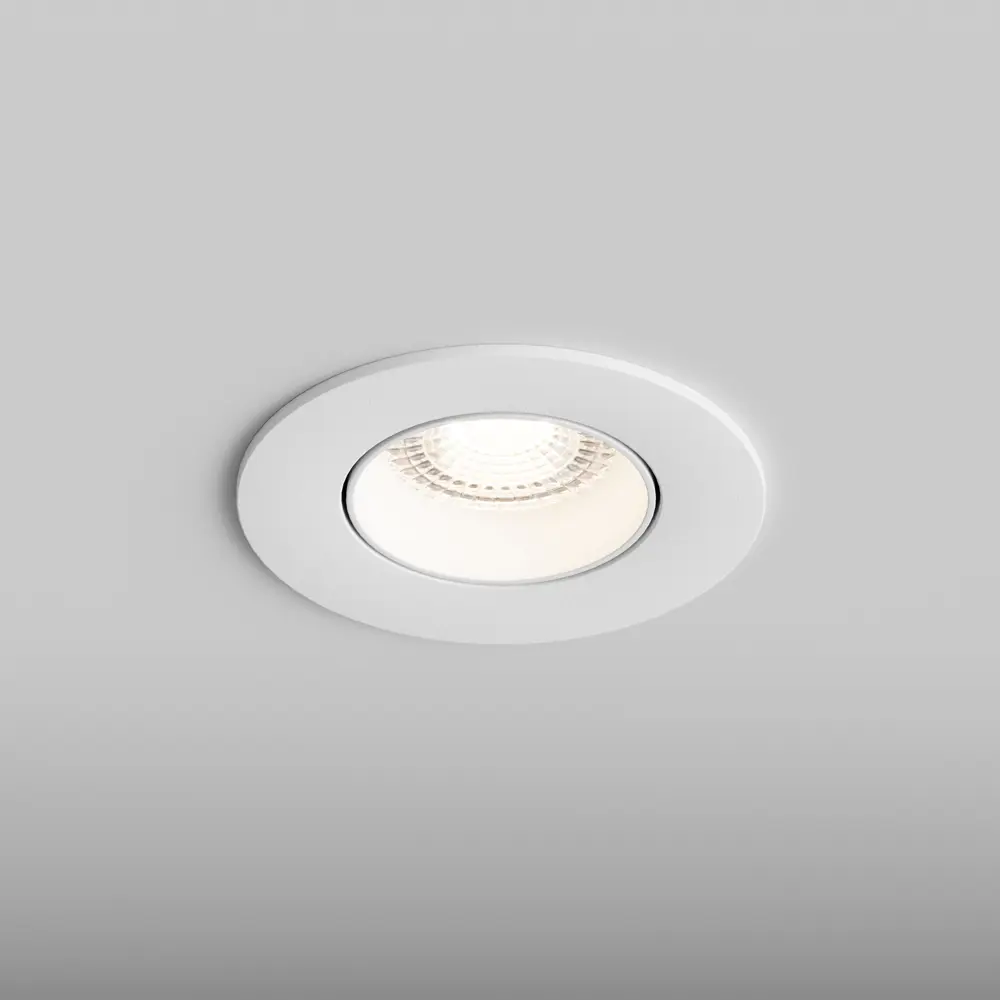 Фото 3 Комплект точечных светильников встраиваемых Hesby lighting Solis Hsbl_0113_kra_03 под отверстие 62 мм GU10 цвет белый 3 шт