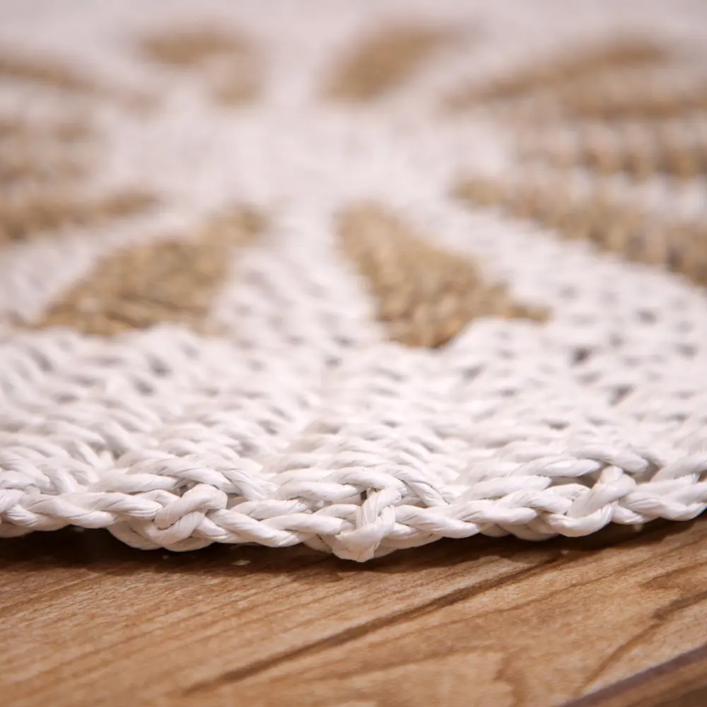 Фото 4 Коврик плетёный круглый 50 см 7780169 Фото 4 Коврик плетёный круглый 50 см 7780169