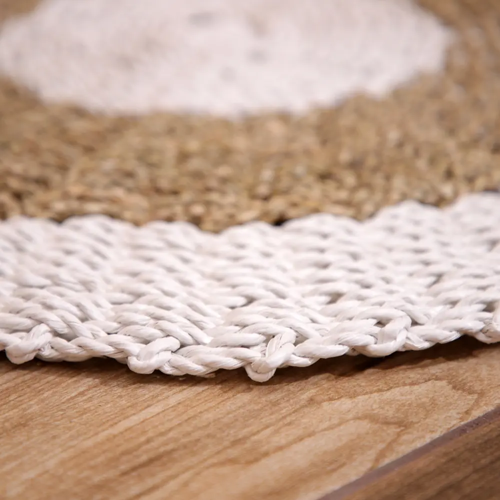 Фото 4 Коврик плетёный круглый 60 см 7780138 Фото 4 Коврик плетёный круглый 60 см 7780138