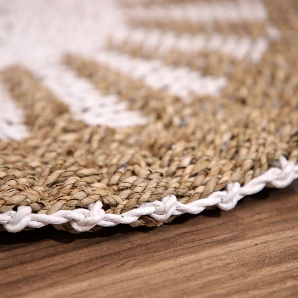 Фото 4 Коврик плетёный круглый 60 см 7780168 Фото 4 Коврик плетёный круглый 60 см 7780168