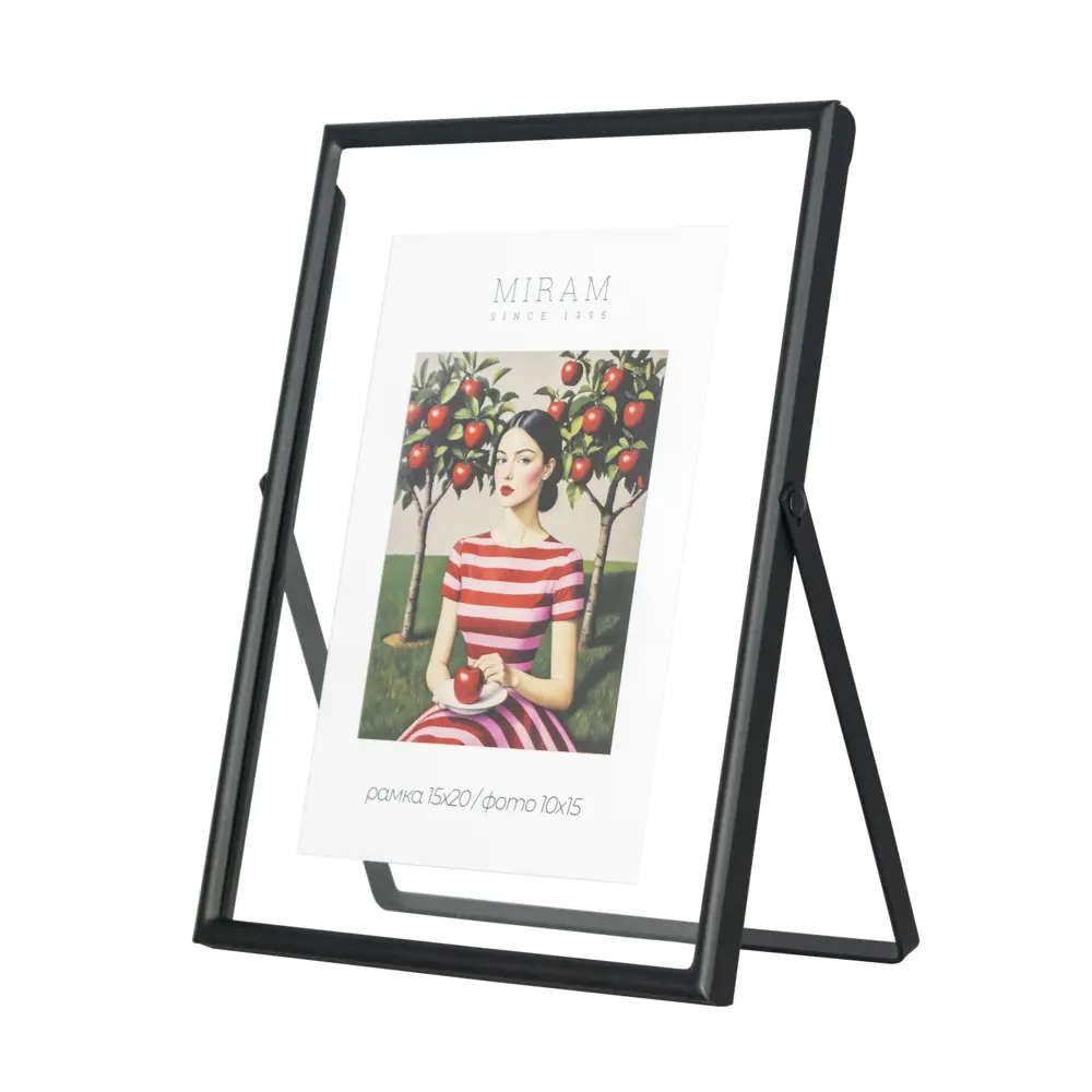 Фото Рамка без паспарту Мирам 15x20 см цвет черный Фото Рамка без паспарту Мирам 15x20 см цвет черный