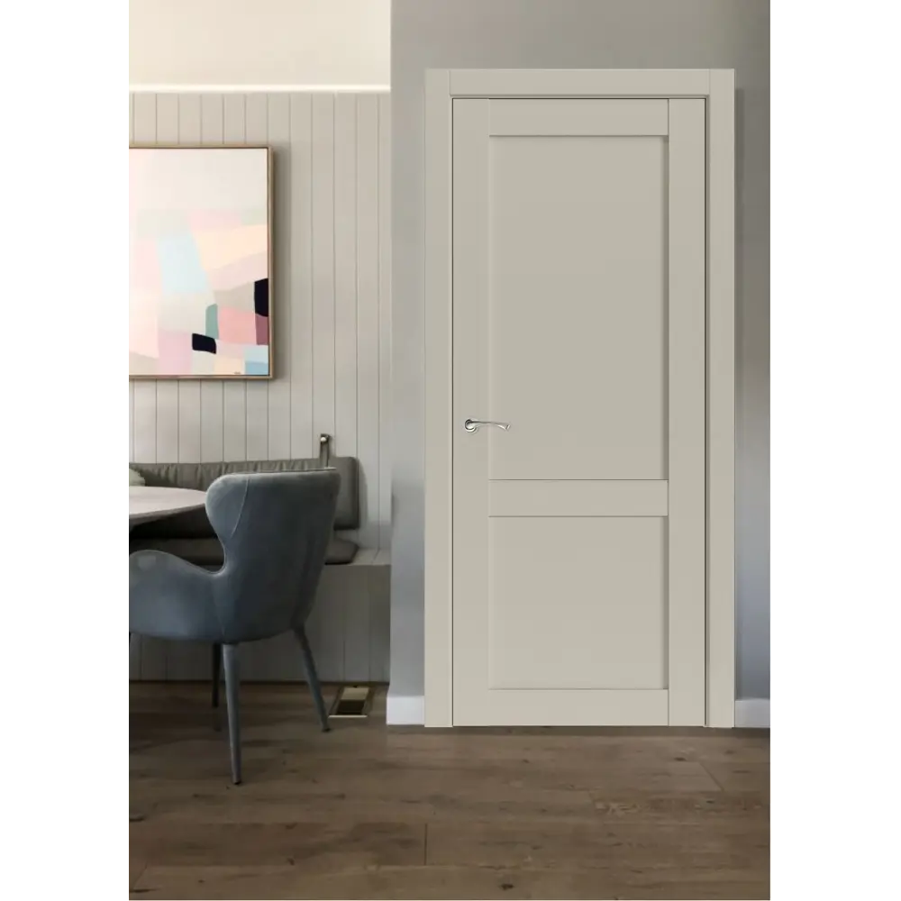 Фото 4 Комплект межкомнатной двери Uberture Лайт Классика 11012 глухая 200x90см ПВХ цвет лофт мокко фурнитура BL Фото 4 Комплект межкомнатной двери Uberture Лайт Классика 11012 глухая 200x90см ПВХ цвет лофт мокко фурнитура BL