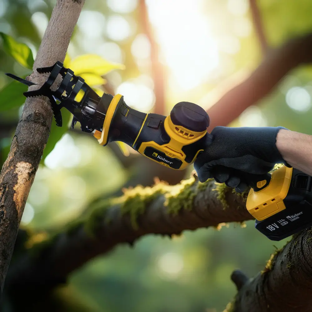 Фото 7 Пила сабельная аккумуляторная Kolner KRS 18-65, 18 Li-Ion без АКБ и ЗУ