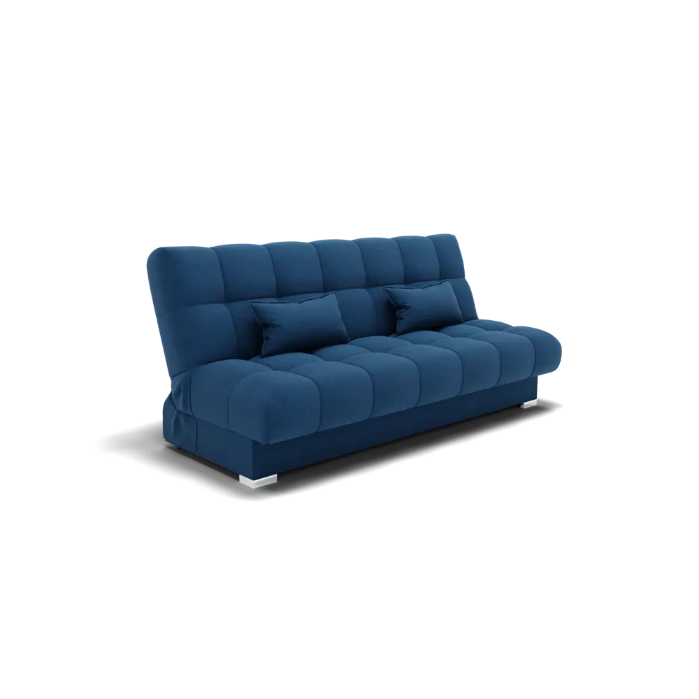 Фото Диван прямой Золотое руно Фиеста 1 НПБ Квест-24 110x105x63 см ткань цвет синий Фото Диван прямой Золотое руно Фиеста 1 НПБ Квест-24 110x105x63 см ткань цвет синий