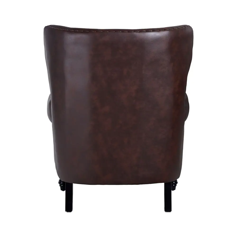 Фото 3 Кресло Гласар Барон 70x86x74 см эко-кожа цвет коричневый Фото 3 Кресло Гласар Барон 70x86x74 см эко-кожа цвет коричневый