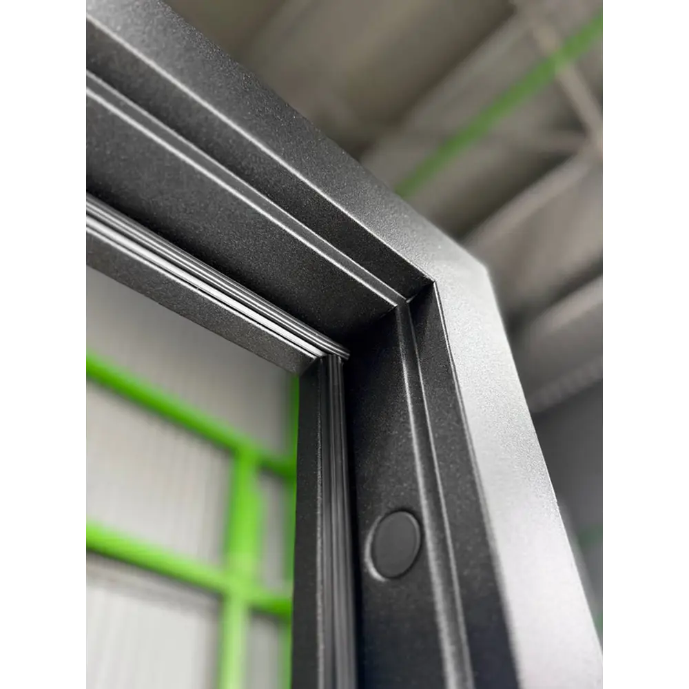 Фото 12 Входная дверь Superlock SL-3 правый 205x86см цвет черный муар/белый ясень Фото 12 Входная дверь Superlock SL-3 правый 205x86см цвет черный муар/белый ясень