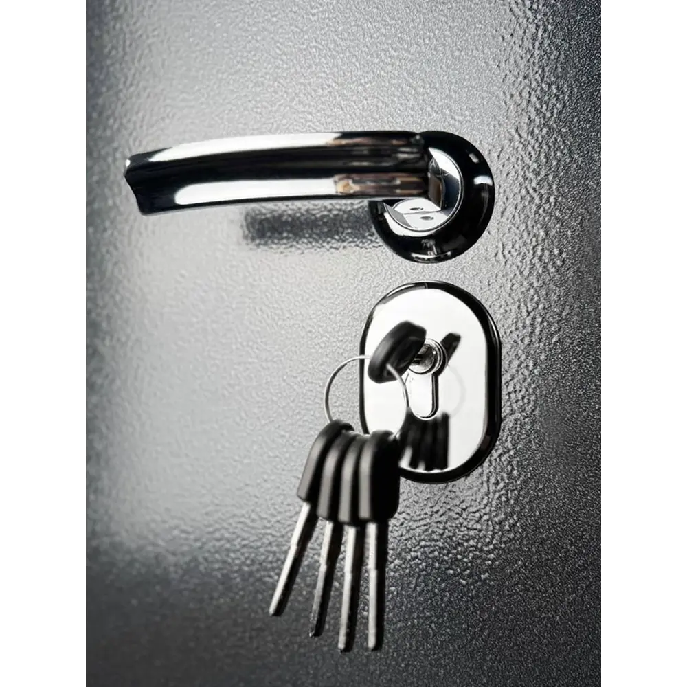 Фото 4 Входная дверь Superlock SL-1 правый 205x86см цвет антик серебро/дуб сонома Фото 4 Входная дверь Superlock SL-1 правый 205x86см цвет антик серебро/дуб сонома