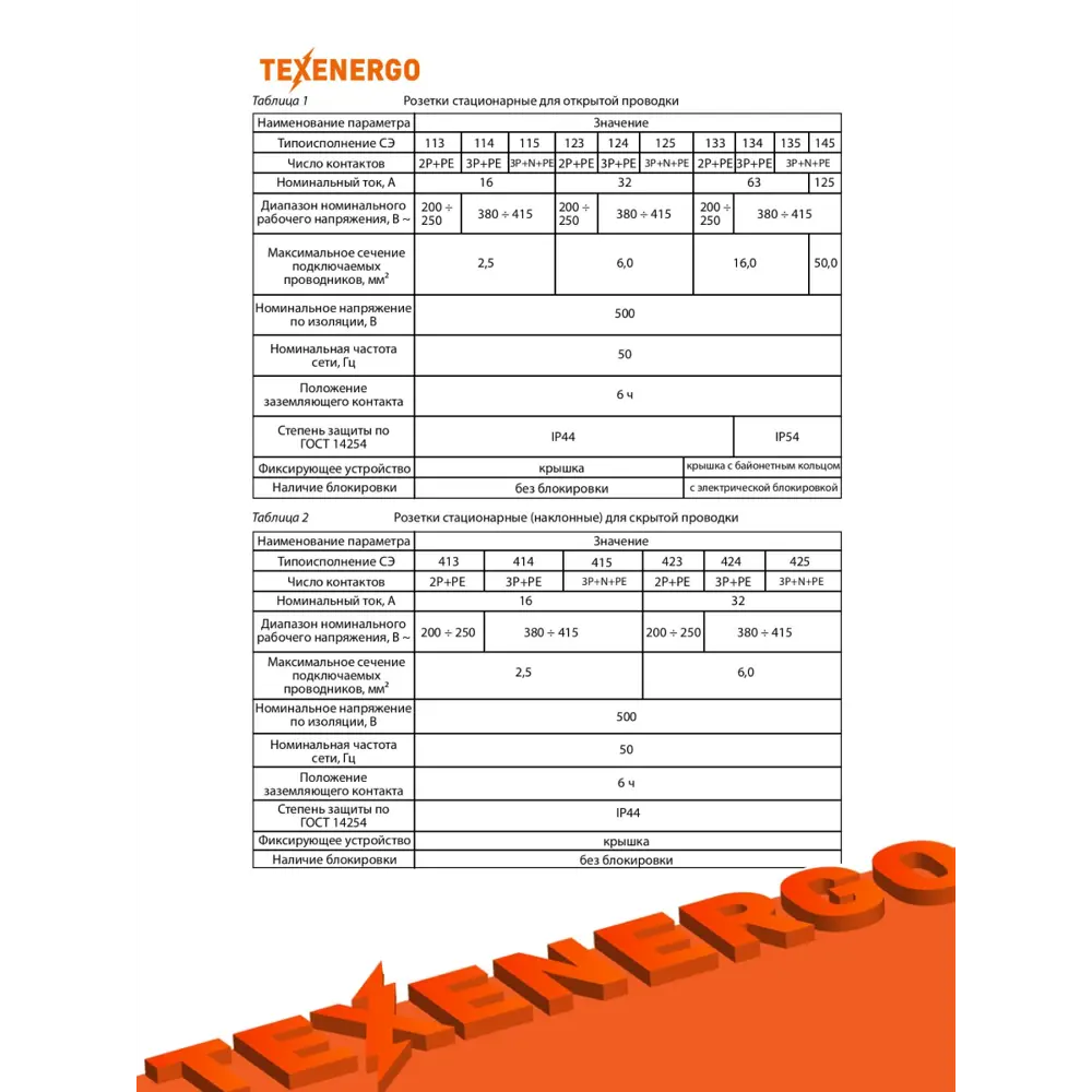 Фото 3 Розетка Texenergo 115 стационарная ОУ 3Р+PE+N 16А 380В IP44 (SE115-016Q) Фото 3 Розетка Texenergo 115 стационарная ОУ 3Р+PE+N 16А 380В IP44 (SE115-016Q)