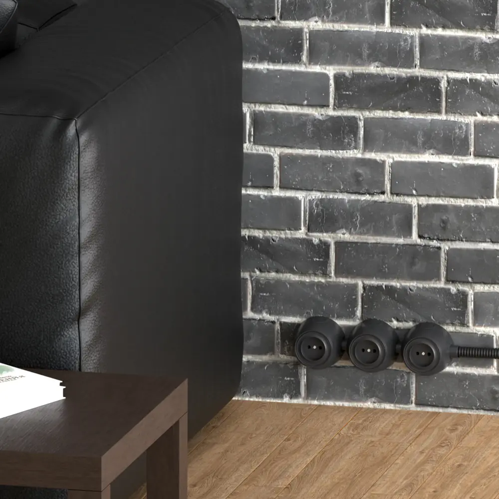 Фото 4 Соединитель OneKeyElectro Rotondo цвет черный 4 шт. Фото 4 Соединитель OneKeyElectro Rotondo цвет черный 4 шт.