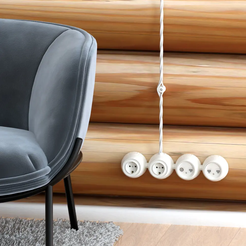 Фото 3 Ввод в распределительную коробку OneKeyElectro Rotondo для гофротрубы Stahlmann 25А цвет белый 4 шт. Фото 3 Ввод в распределительную коробку OneKeyElectro Rotondo для гофротрубы Stahlmann 25А цвет белый 4 шт.