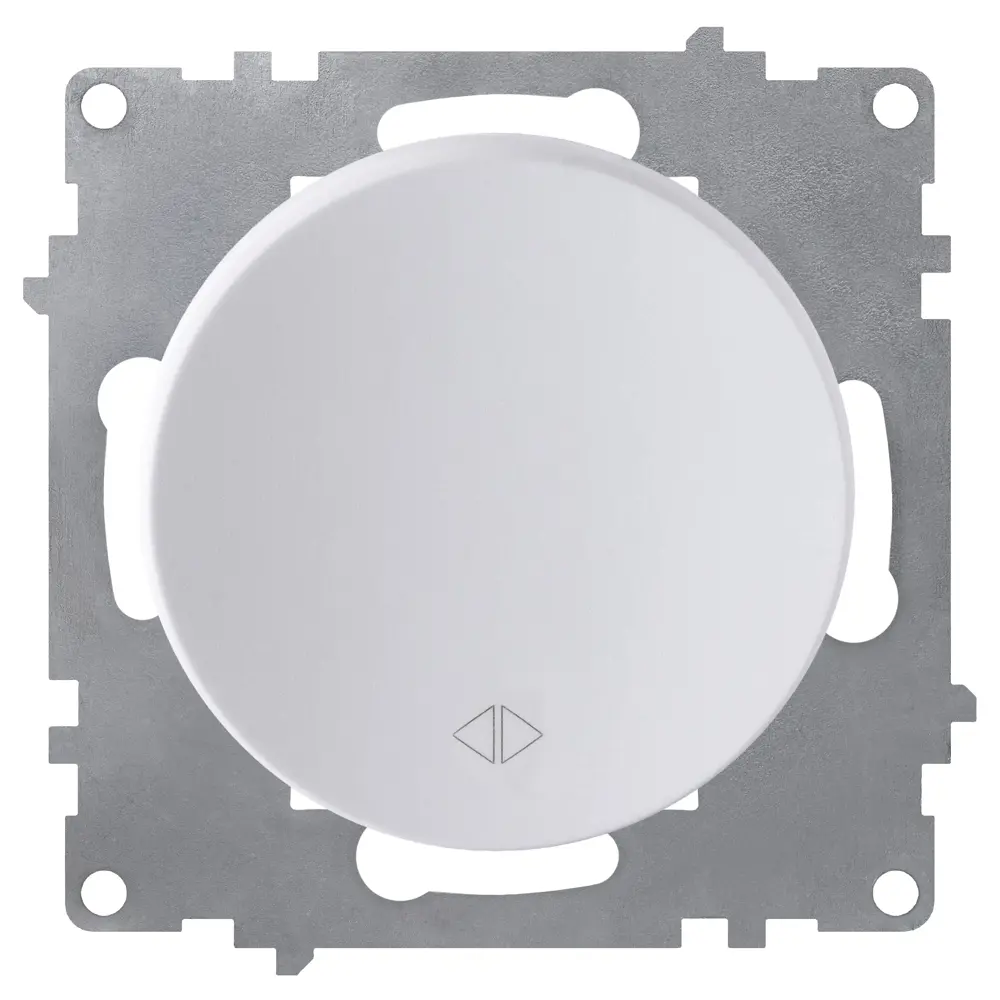 Фото Выключатель встраиваемый Onekeyelectro Florence 2208643 1 клавиша цвет белый