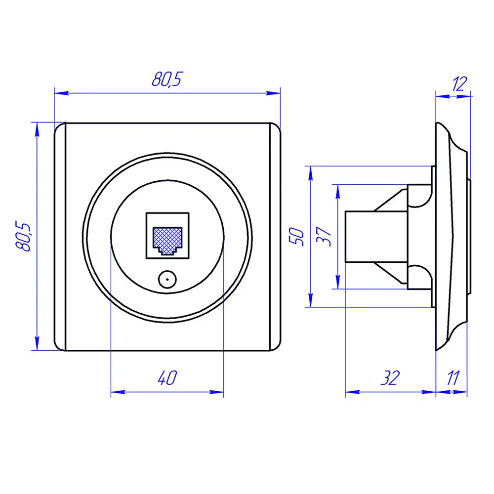 Фото 4 Розетка телефонная встраиваемая Onekeyelectro Florence 2172792 с заземлением цвет бежевый Фото 4 Розетка телефонная встраиваемая Onekeyelectro Florence 2172792 с заземлением цвет бежевый