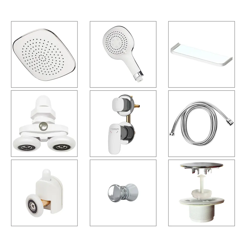 Фото 6 Душевая кабина Domani-spa Delight низкий поддон 90х90x218 см Фото 6 Душевая кабина Domani-spa Delight низкий поддон 90х90x218 см