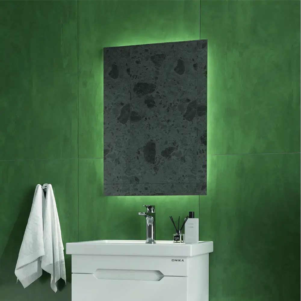 Фото 2 Зеркало для ванной Onika Люма 206090 с подсветкой 60x60см Фото 2 Зеркало для ванной Onika Люма 206090 с подсветкой 60x60см