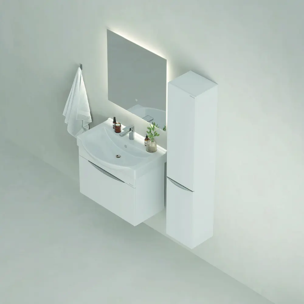 Фото 4 Зеркало для ванной Onika Люма 207048 с подсветкой 70x70см Фото 4 Зеркало для ванной Onika Люма 207048 с подсветкой 70x70см