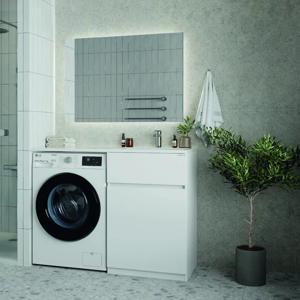 Фото 2 Зеркало для ванной Onika Люма 210020 с подсветкой 100x80см Фото 2 Зеркало для ванной Onika Люма 210020 с подсветкой 100x80см