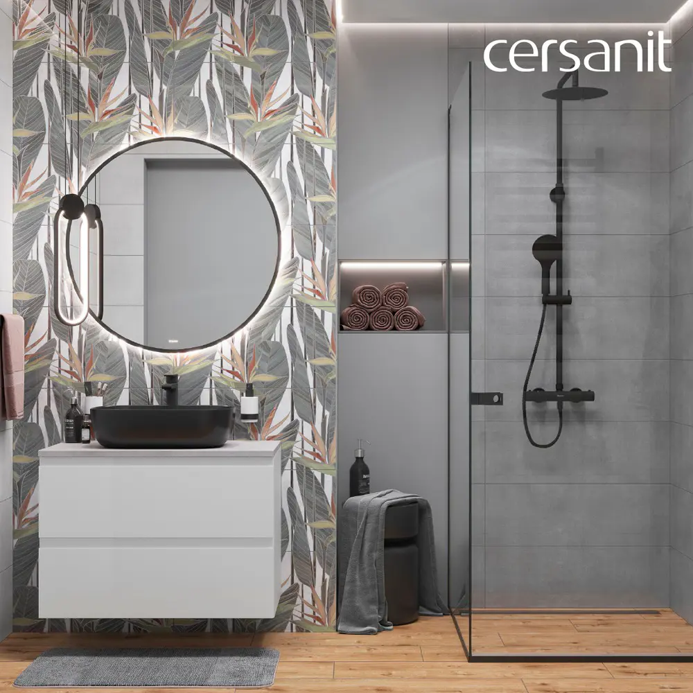 Фото 2 Зеркало для ванной Cersanit Eclipse 64147 с подсветкой 80x80см Фото 2 Зеркало для ванной Cersanit Eclipse 64147 с подсветкой 80x80см