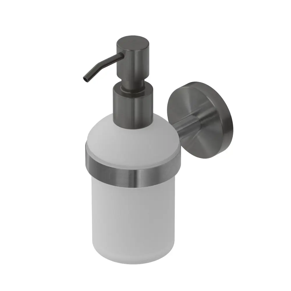Фото Дозатор для мыла подвесной Cezares RELAX-SOIS-V-GM цвет оружейная сталь