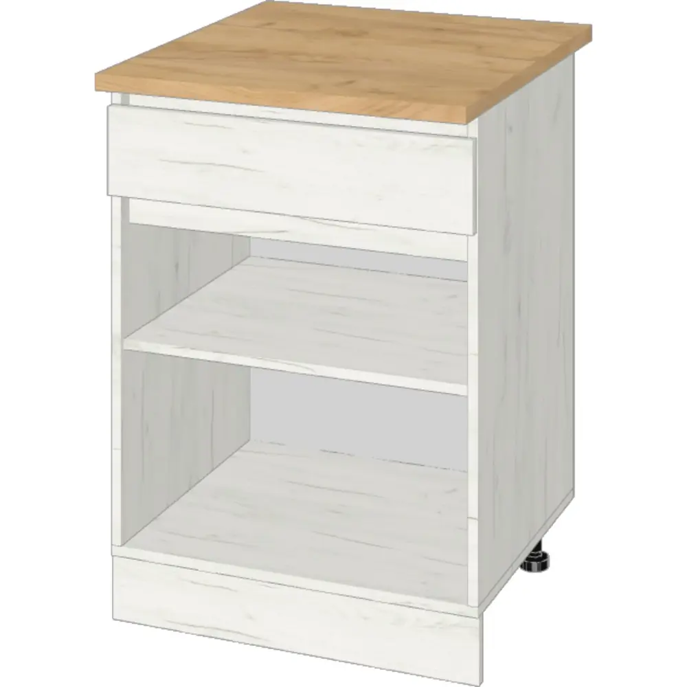 Фото 8 Шкаф для ванной Сима-Ленд Зара 60x60 см цвет белый крафт Фото 8 Шкаф для ванной Сима-Ленд Зара 60x60 см цвет белый крафт