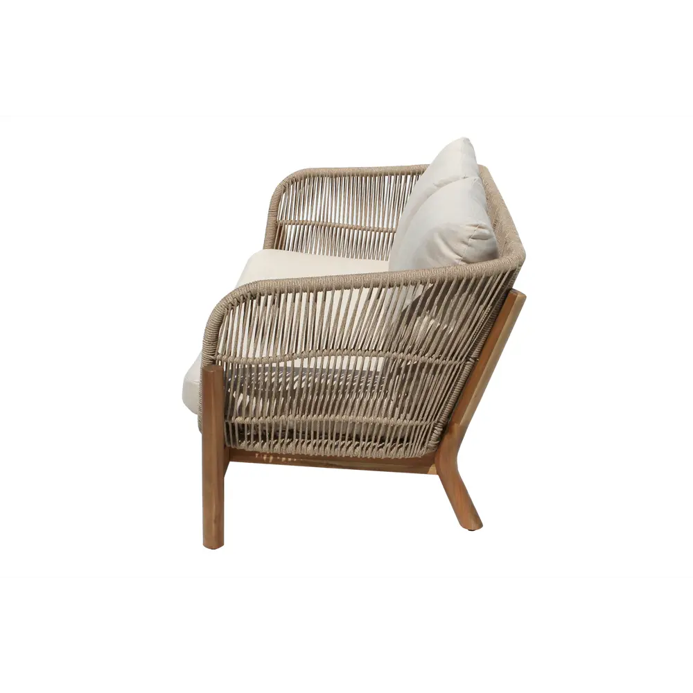 Фото 5 Набор садовой мебели Garden Story Риччи GS053 акация светло-коричневый диван 2 кресла столик