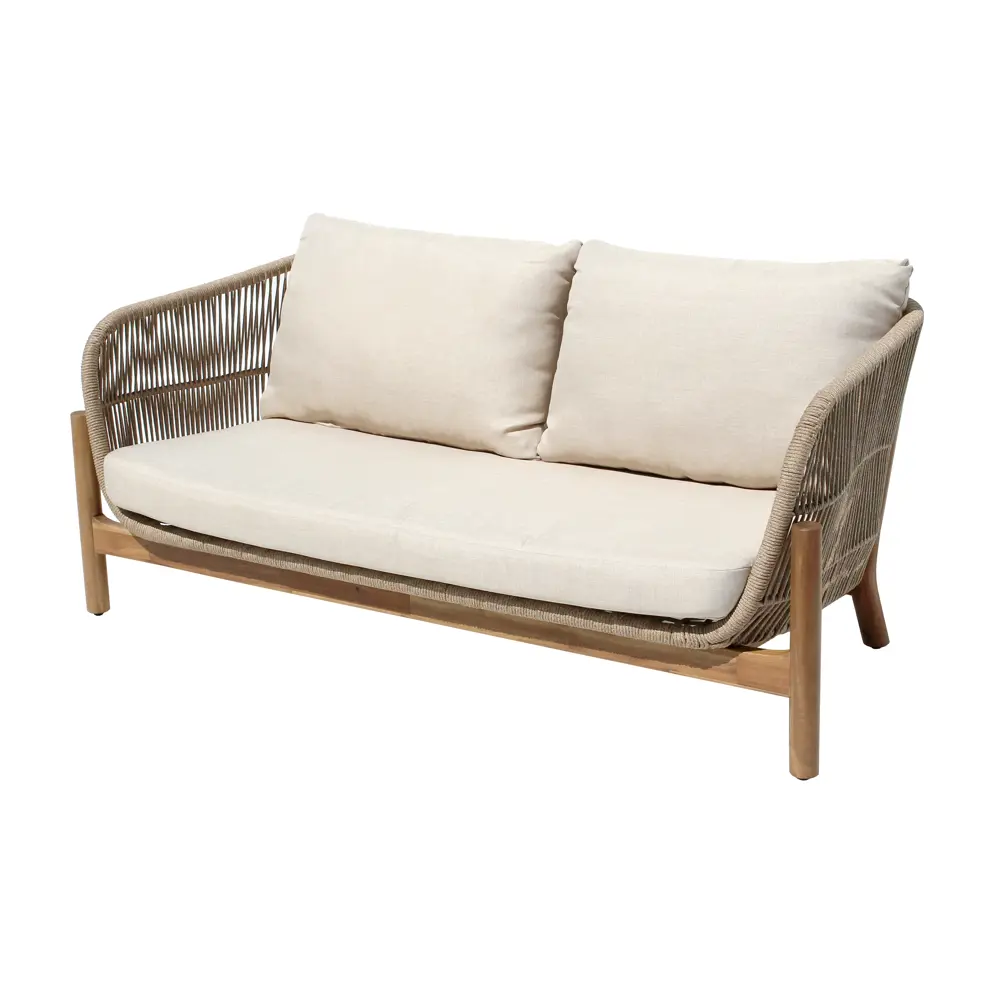 Фото 4 Набор садовой мебели Garden Story Риччи GS053 акация светло-коричневый диван 2 кресла столик