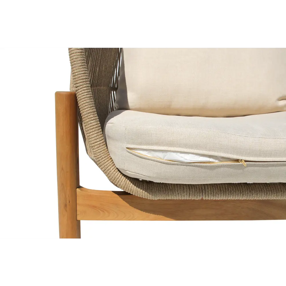 Фото 11 Набор садовой мебели Garden Story Риччи GS053 акация светло-коричневый диван 2 кресла столик