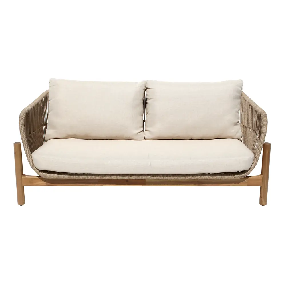 Фото 3 Набор садовой мебели Garden Story Риччи GS053 акация светло-коричневый диван 2 кресла столик