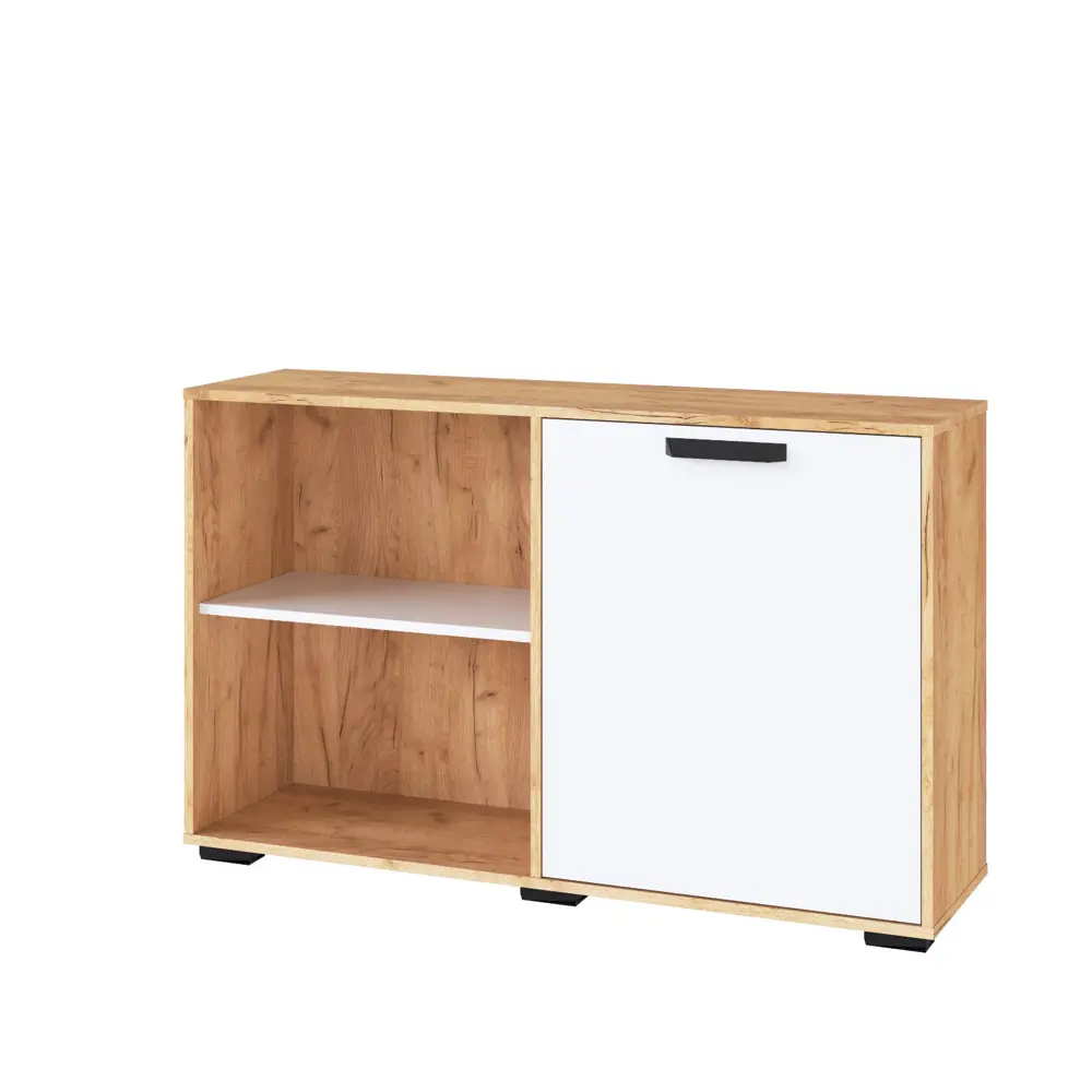 Фото 2 Стол компьютерный Сима-ленд Квартет-13 140x55x171 см ЛДСП цвет дуб крафт золотой/белый Фото 2 Стол компьютерный Сима-ленд Квартет-13 140x55x171 см ЛДСП цвет дуб крафт золотой/белый