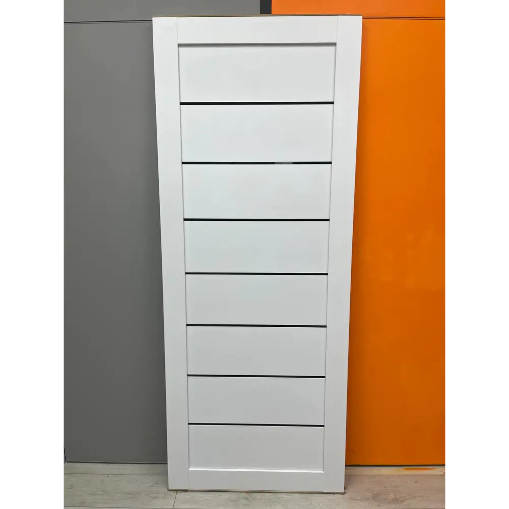 Фото 5 Комплект межкомнатной двери Uberture Модерн 10005 остеклённая 90x200см ПВХ цвет белый с коробом и наличниками фурнитура BL Фото 5 Комплект межкомнатной двери Uberture Модерн 10005 остеклённая 90x200см ПВХ цвет белый с коробом и наличниками фурнитура BL