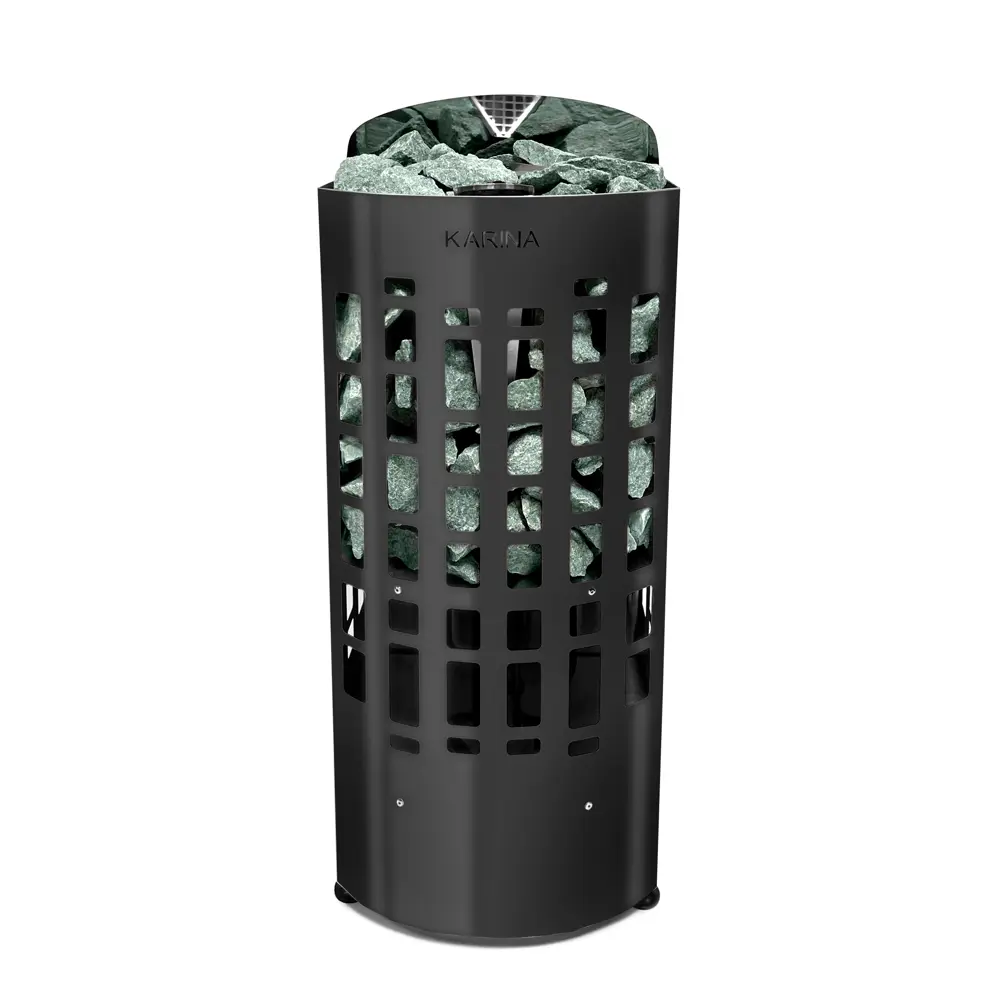 Фото Печь банная электрическая Karina Nika E 12кВт 16м³ черный Фото Печь банная электрическая Karina Nika E 12кВт 16м³ черный