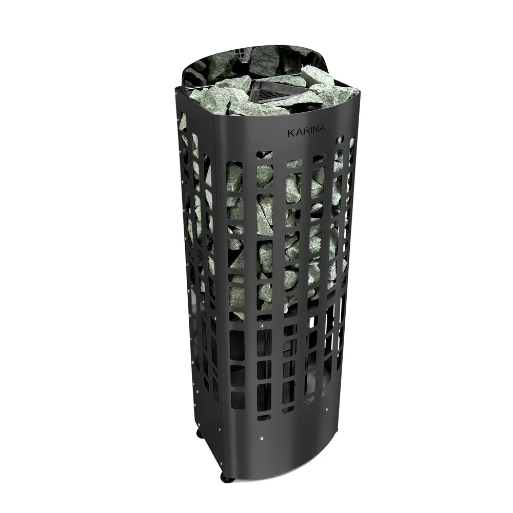 Фото 2 Печь банная электрическая Karina Nika E 18кВт 30м³ черный Фото 2 Печь банная электрическая Karina Nika E 18кВт 30м³ черный