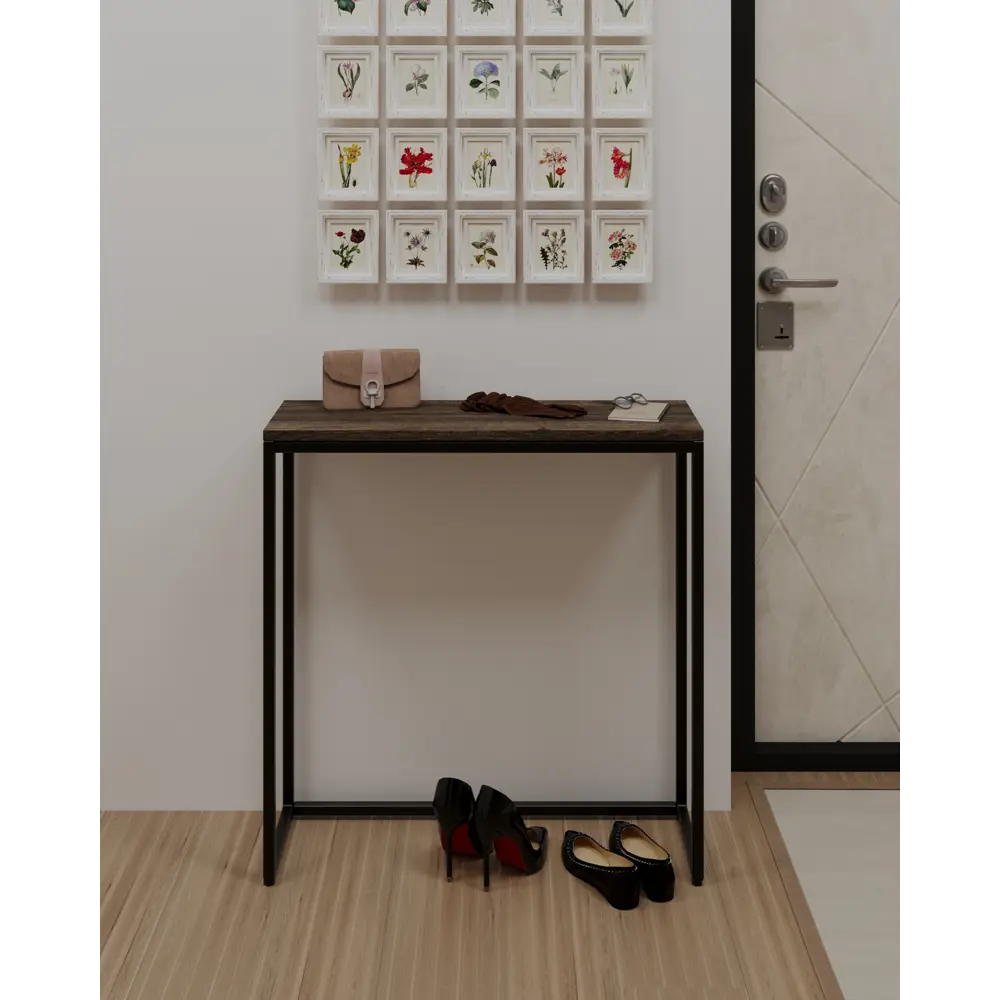 Фото 4 Консоль Taigov Willow 80 25x78x25 см ЛДСП цвет дуб самдал Фото 4 Консоль Taigov Willow 80 25x78x25 см ЛДСП цвет дуб самдал