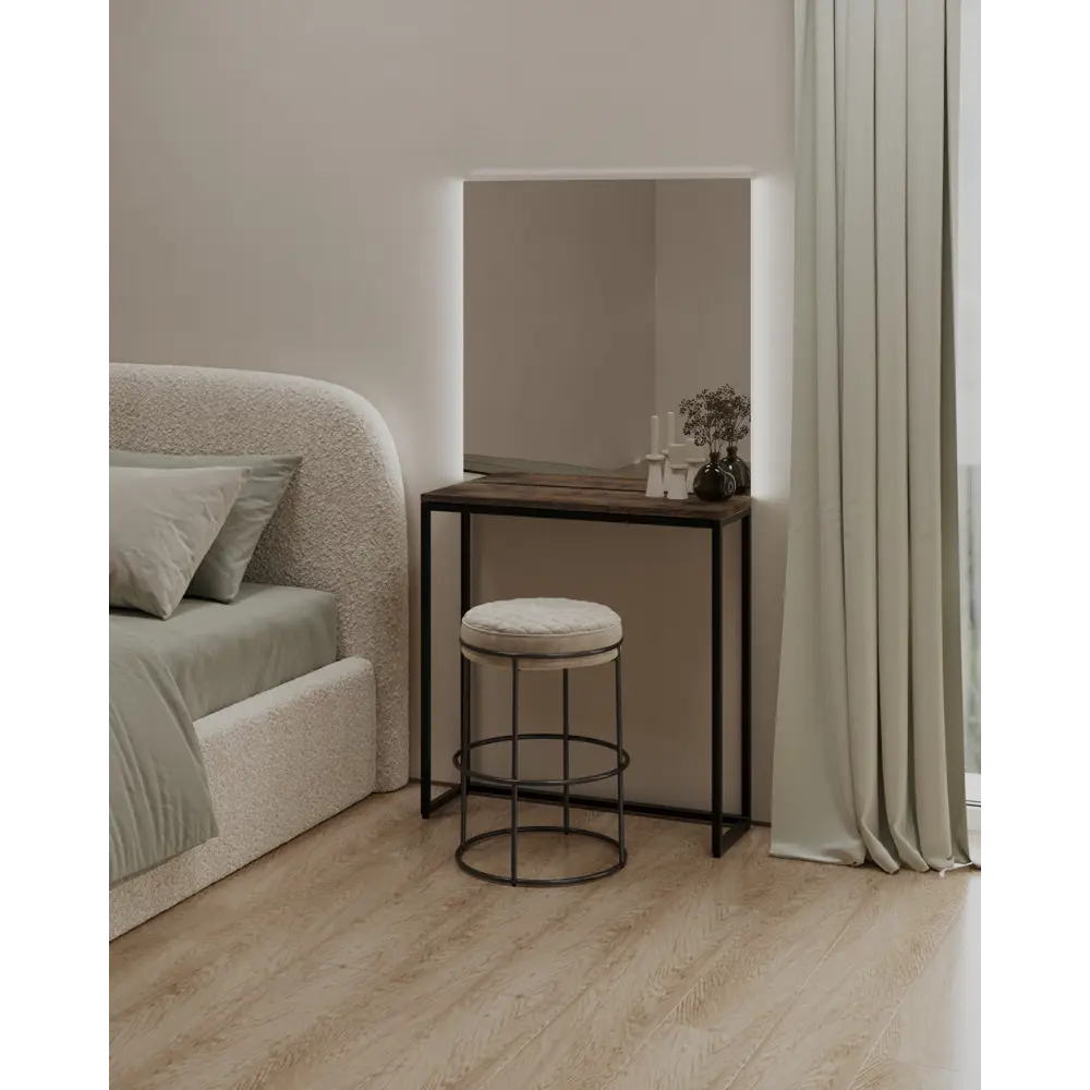 Фото 2 Консоль Taigov Willow 80 25x78x25 см ЛДСП цвет дуб самдал Фото 2 Консоль Taigov Willow 80 25x78x25 см ЛДСП цвет дуб самдал