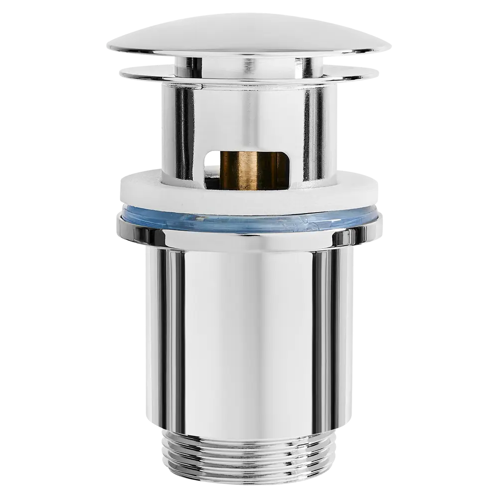 Фото 3 Выпуск для раковины MONLID 40 мм клик-клак с переливом хром