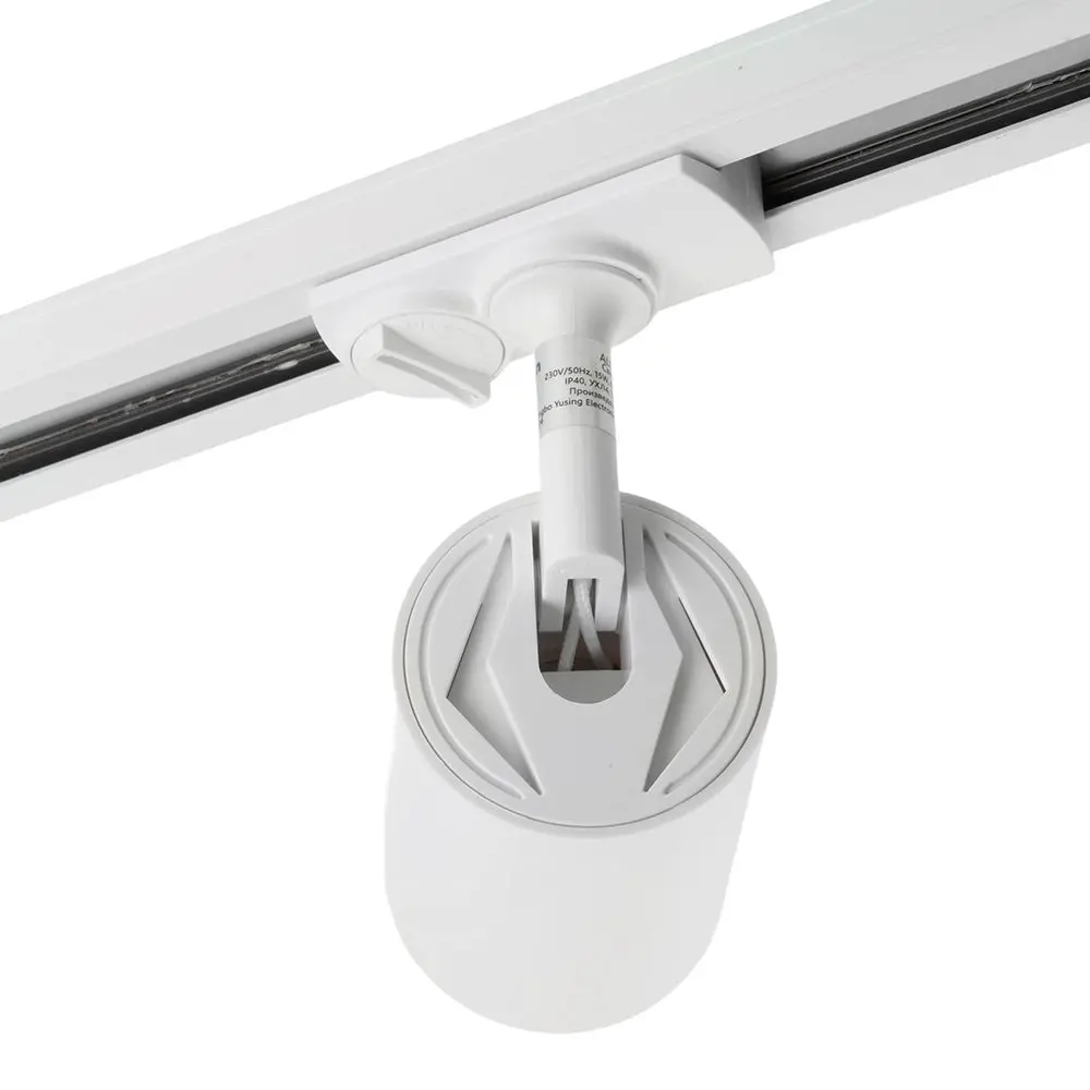 Фото 8 Трековый светильник спот под лампу Gu10 Feron 51211 однофазный цвет белый Фото 8 Трековый светильник спот под лампу Gu10 Feron 51211 однофазный цвет белый