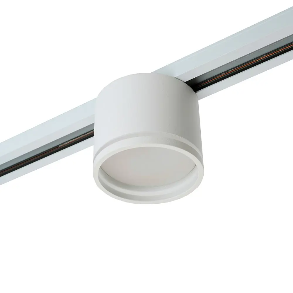 Фото 5 Трековый светильник спот под лампу Gx53 Feron 51124 однофазный цвет белый Фото 5 Трековый светильник спот под лампу Gx53 Feron 51124 однофазный цвет белый