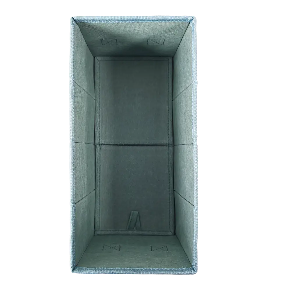 Фото 4 Короб-органайзер KONSENSA 14x31x14 см полиэстер цвет голубой Фото 4 Короб-органайзер KONSENSA 14x31x14 см полиэстер цвет голубой